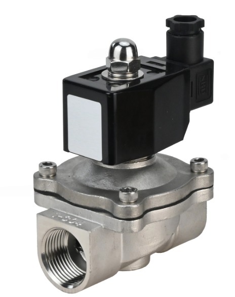 Клапан электромагнитный DN.ru VS331-ET-NC-220VAC 3/8" Ду10 Ру10 уплотнение - EPDM, резьбовой, нормально-закрытый, прямого действия, катушка - 220В купить с доставкой по РФ