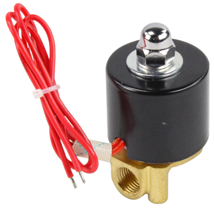 Клапан электромагнитный DN.ru VS100-VT-NC-24VAC 1/8" Ду6 Ру10 прямого действия двухходовой, корпус - латунь, присоединение - внутренняя резьба, уплотнение - VITON, нормально-закрытый, катушка - 24В AC купить с доставкой по РФ