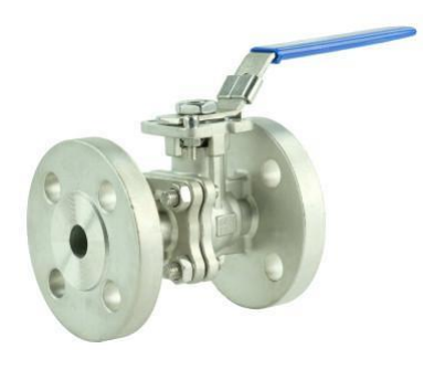 Кран шаровой DN.ru BV3232P(2pc)-FP-F-ISO-H Ду125 Ру16, корпус - нержавеющая сталь 316, уплотнение - PTFE, полнопроходной фланцевый с ISO-фланцем и рукояткой, 27х27, F10/F12, крутящий момент 250