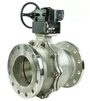 Кран шаровой DN.ru BV3232P(2pc)-FP-F-ISO-R Ду300 Ру16 нержавеющий полнопроходной фланцевый с ISO-фланцем, 36х36, F14 с редуктором