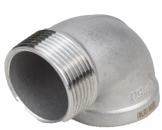 Отвод (уголок) DN.ru ВР-НР-316 2 1/2" Ду65 Ру16 угол 90°, корпус - нержавеющая сталь 316, присоединение - внутренняя/наружная резьба