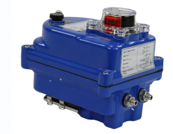 Электропривод четвертьоборотный DN.ru QT-N-003EM-O1-12VDC-У1 blue 12В квадрат 11х11, F03/F05