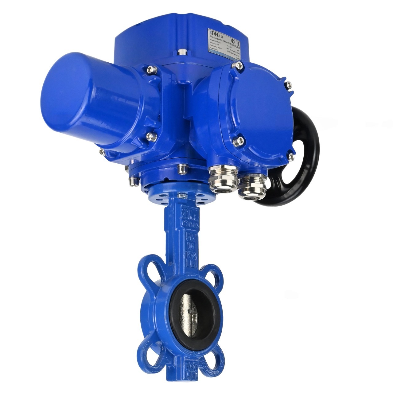 Затвор дисковый поворотный DN.ru WBV1432N-2W-Fb-H Ду40 Ру16, D050-39598 купить с доставкой по РФ
