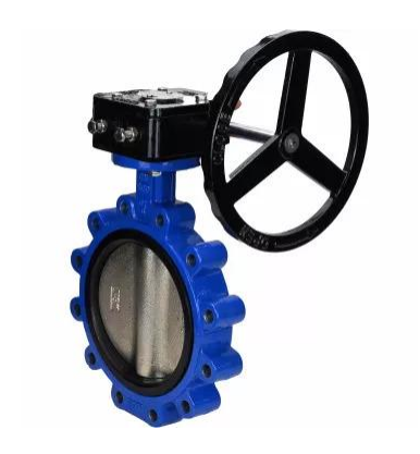 Затвор дисковый поворотный DN.ru WBV1616E-2W-Fb-R Ду300 Ру16 LUG межфланцевый, корпус - высокопрочный чугун GGG45/QT450, диск - высокопрочный чугун GGG45/QT450, уплотнение - EPDM, с ISO-фланцем F10, квадрат 22х22, с редуктором