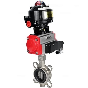 Затвор дисковый поворотный DN.ru WBV3232V-2W-Fb-H Ду150 Ру16, с приводом D050-36994 купить с доставкой по РФ