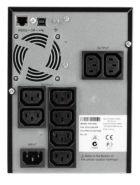 Источник бесперебойного питания Eaton 5SC 5SC1000i 700Вт 1000ВА черный заказать со складов по всей России