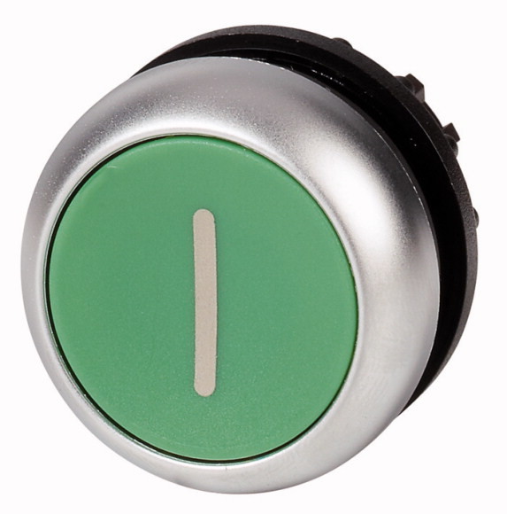 M22-DR-G-X1 Головка кнопки с фиксацией, цвет зеленый (MC05004/1)