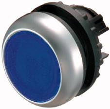 M22-DRL-B Головка кнопки с подсветкой, цвет синий, изменение ф-ии с фиксацией/без фиксации (MC05004/1)