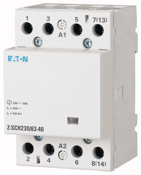 Модульный контактор Eaton 230В 63А 2НО купить с доставкой по РФ