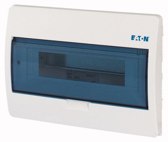 Щит компактный встроенного исполнения Eaton BC-U-1/12-ECO 1ряд, 12 модулей, прозрачная дверь, пластик