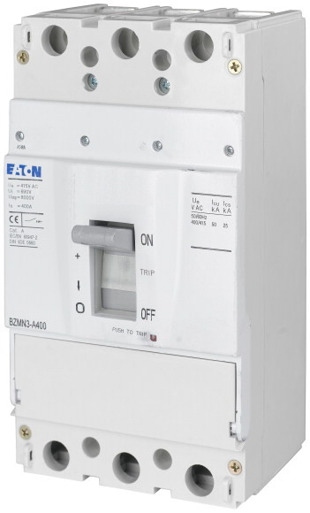 Выключатель автоматический Eaton 400А 400/415В АС 3П 25кА, BZMB3-A400