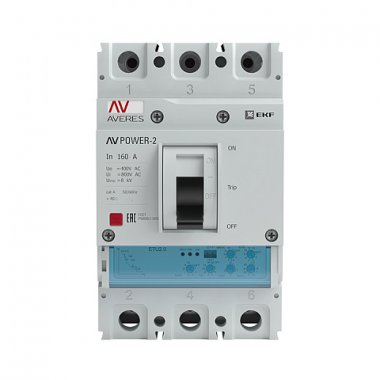 Автоматический выключатель EKF AV POWER-1/3 100А 50kA ETU2.2