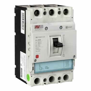 Автоматический выключатель EKF AV POWER-2/3 250А 80kA TR