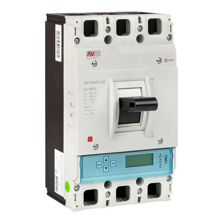 Выключатель автоматический EKF AVERES 3п 400А 50кА AV POWER-3/3 ETU6.0