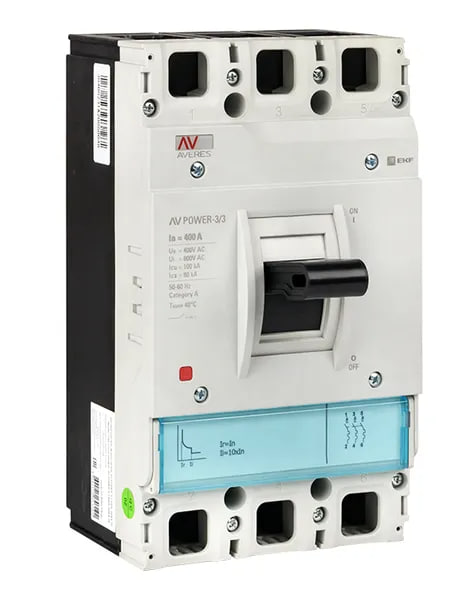 Автоматический выключатель EKF AV POWER-3/3 400А 100kA TR AVERES купить с доставкой по РФ