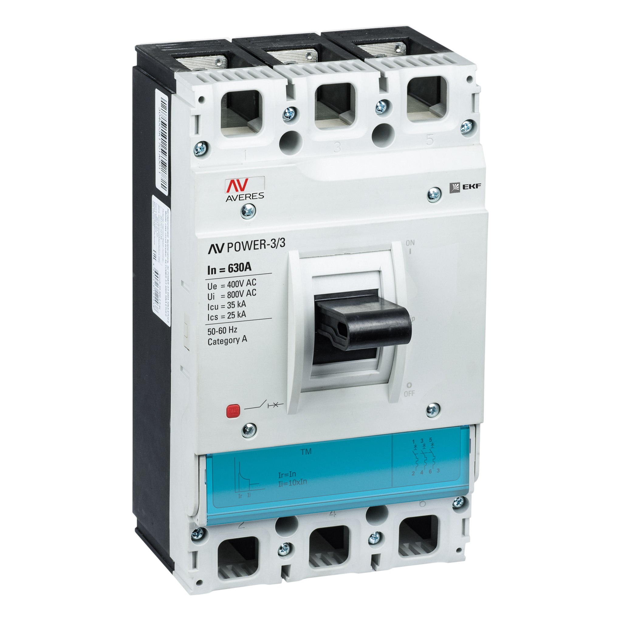 Выключатель автоматический EKF AVERES 3п 630А 35кА AV POWER-3/3 TR