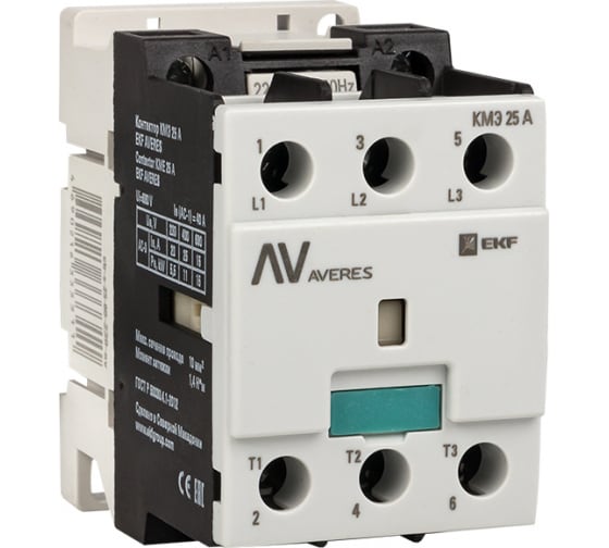 Контактор EKF КМЭ 18А 1NO 230В АС AVERES