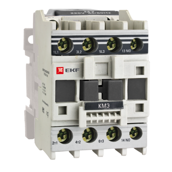 Контактор EKF КМЭ 9А 1NO 230В АС AVERES ctr-s-9-10-230-av