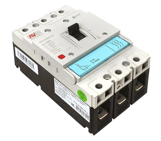 Автоматический выключатель AV POWER-1/3 160А 80kA TR EKF AVERES купить по цене "по запросу"