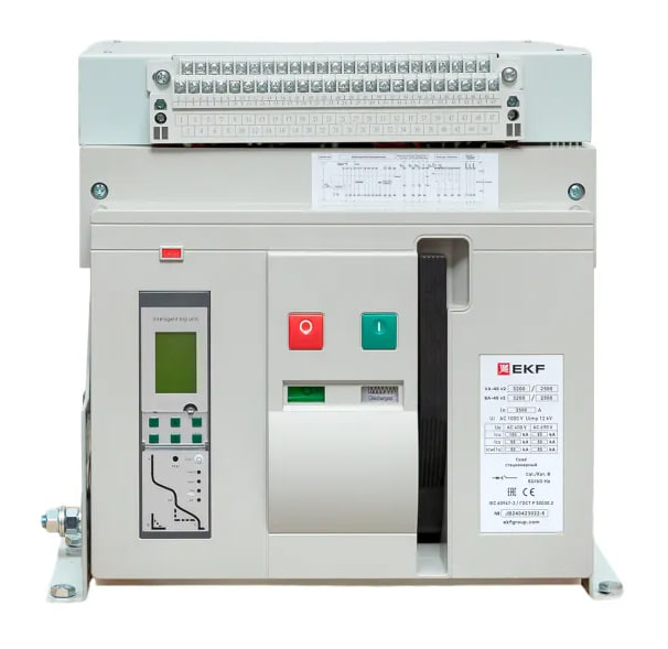 Выключатель автоматический EKF ВА-45 3200/2500А 3P 100кА стационарный v2 купить с ближайшего склада