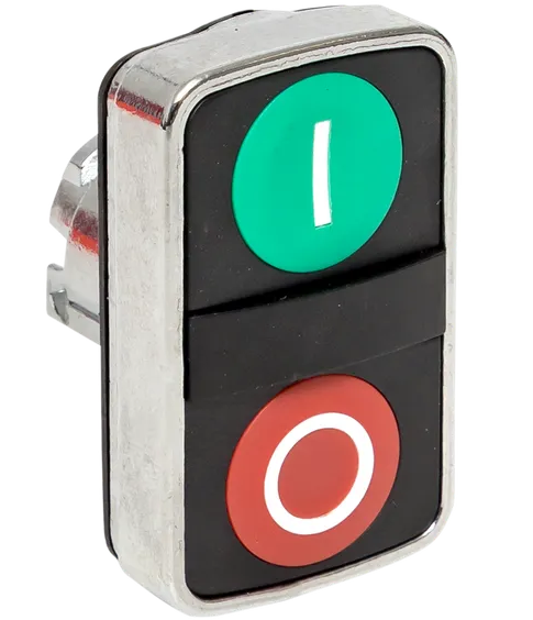 Кнопка EKF XB4 "пуск-стоп" плоский возвратный без фиксации, с подсветкой купить с доставкой по РФ