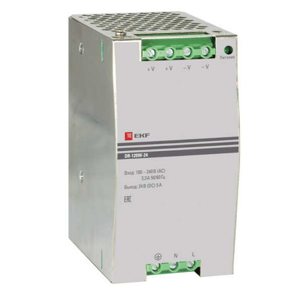Блок питания EKF PROxima 24В DR-120W-24