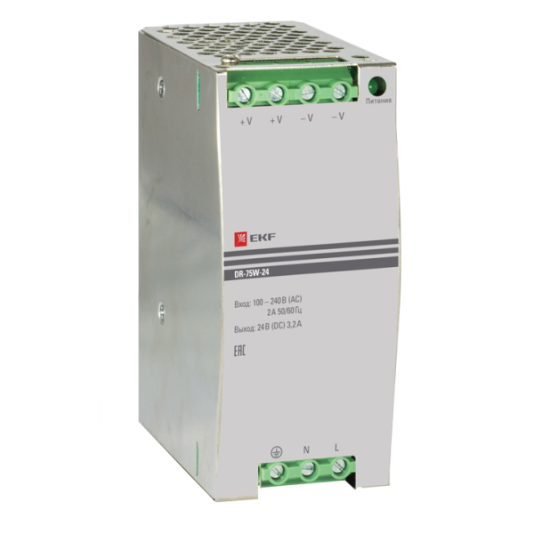 Блок питания EKF PROxima 24В DR-75W-24