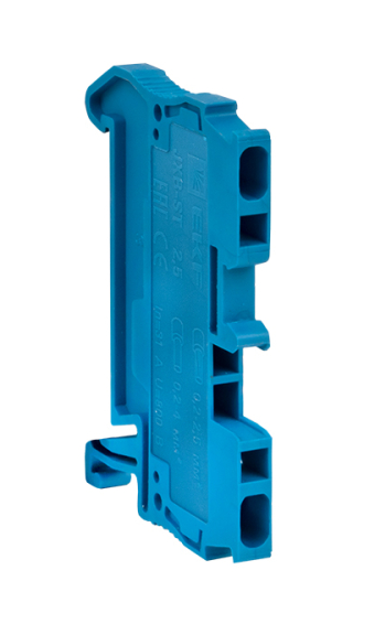 Колодка клеммная JXB-ST-2.5 31А самозажимная синяя EKF plc-jxb-st-2.5-blue