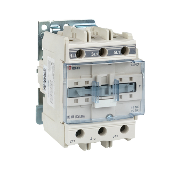 Контактор EKF КМЭ 80А кат. 380В AC 1НО+1НЗ ctr-s-80-380 купить с доставкой по РФ