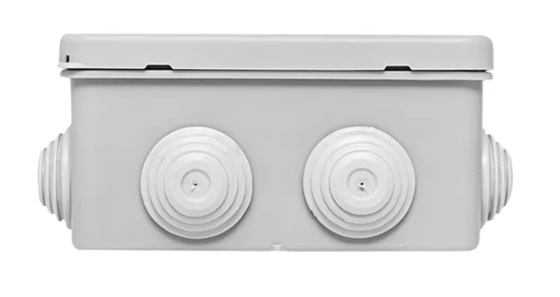 Коробка распределительная EKF КМР-030-014 100х100х50 IP55 с крышкой 10 мембранных вводов розн. стикер купить с доставкой по РФ