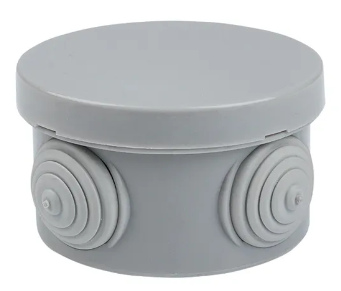 Коробка распределительная EKF КМР-040-039 наружная 85х40 АБС серая 4 входа IP54 купить с доставкой по РФ