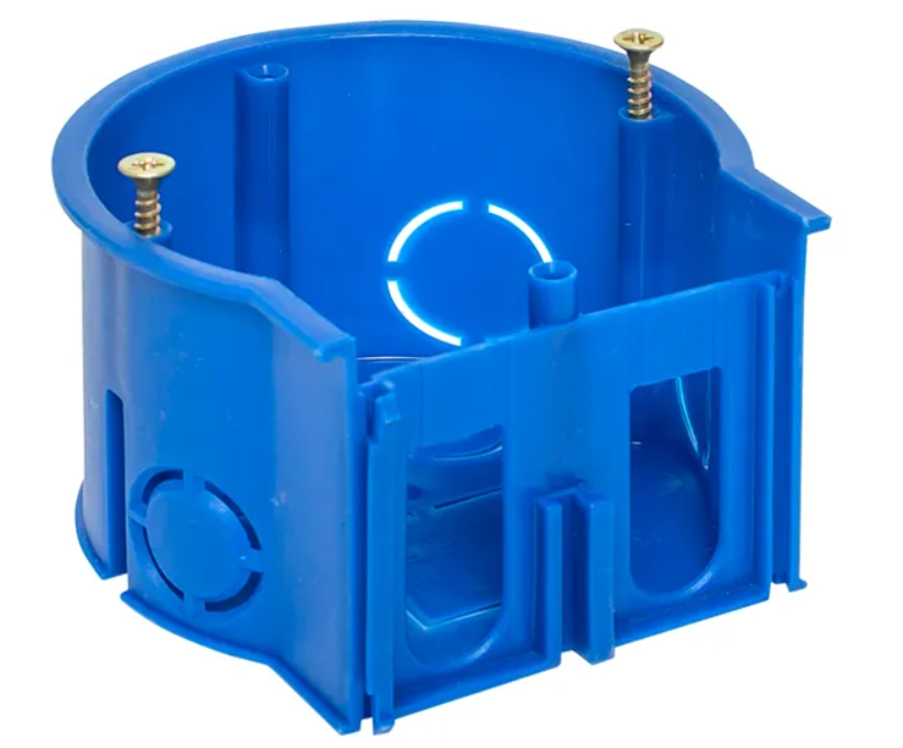 Коробка установочная сборная оконечная EKF КМТ-010-4005 для твердых стен (71х45) с саморезами купить с доставкой по РФ