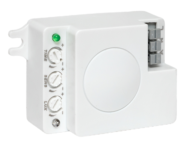 Датчик движения микроволновый EKF MW-706 1200Вт 360град. до 8м IP20 белый