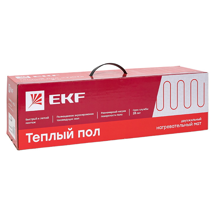 Мат нагревательный двухжильный EKF Proxima 750 Вт nm2-750-5 купить с ближайшего склада