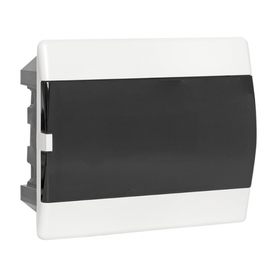 Щит ЩРВ-П-12 IP41 бел. дверца (пром. упак.) Basic EKF pb-v-12w-bas