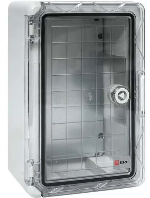 Бокс EKF пластиковый с монтажной платой прозр. дверь 300х200х130 мм IP65 купить с доставкой по РФ