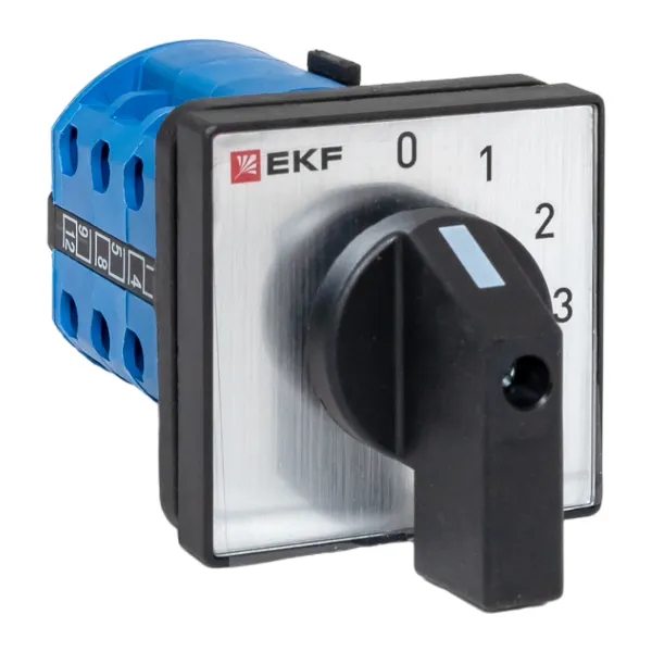 Переключатель кулачковый ПК-1-102 10А 2P «0-1-2-3» pk-1-102-10 EKF