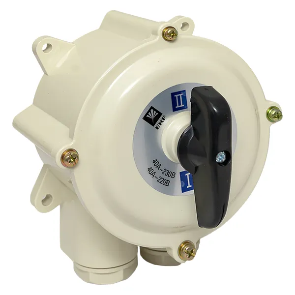 Пакетный переключатель ПП 2-40/Н2 М2 пл. IP56 (pp-2-40-4) EKF
