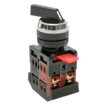 Переключатель EKF PROxima АLСLR-22 3P черный NO+NC