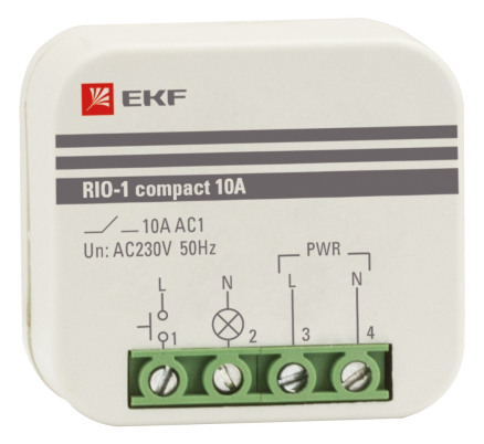 Реле импульсное EKF PROxima RIO-1 compact 10А
