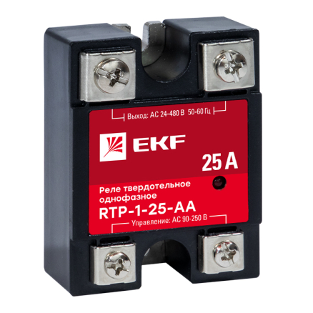 Реле твердотельное однофазное EKF PROxima RTP-25-AA