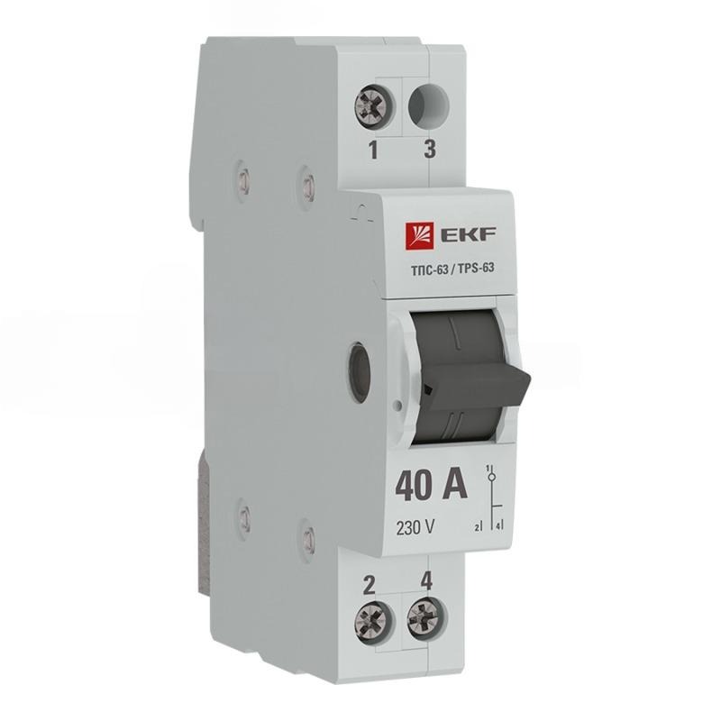 Переключатель трехпозиционный EKF PROxima ТПС-63 1P 40А