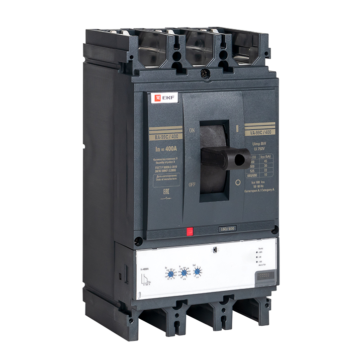 Выключатель автоматический EKF PROxima 3п 400/400А 45кА ВА-99C Compact NS