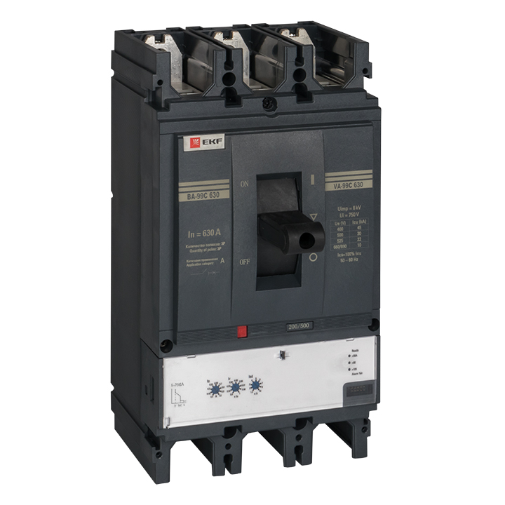 Выключатель автоматический EKF PROxima 3п 630/630А 45кА ВА-99C Compact NS