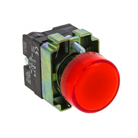 Лампа сигнальная EKF PROxima BV64 красная