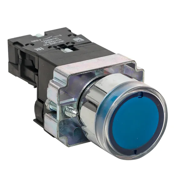 Кнопка EKF BW61 с подсветкой 24В синяя NO PROxima xb2-bw61-24