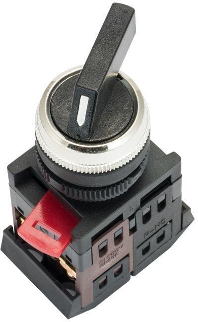 Переключатель EKF АLС-22 2P черный NO+NC PROxima