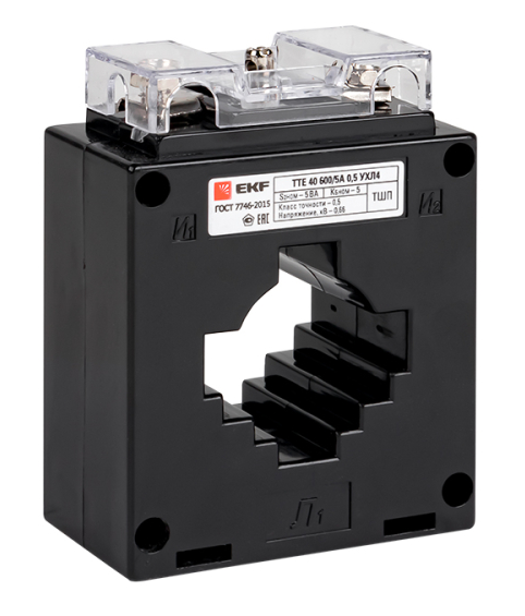 Трансформатор тока ТТЕ 40 600/5А кл. точн. 0.5 PROxima EKF tte-40-600/tc-40-600-0.5