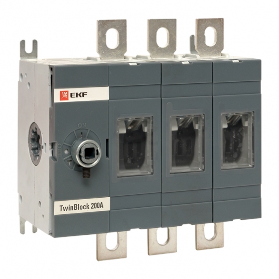 Рубильник EKF TwinBlock 1250A 3P без рукоятки управления