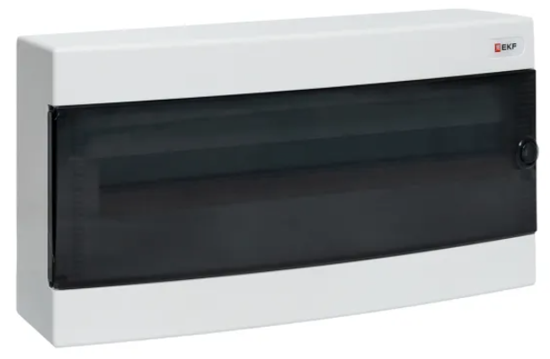 Щит EKF распределительный навесной Unix прозрачная дверь 1х24 модулей IP41 купить с доставкой по РФ